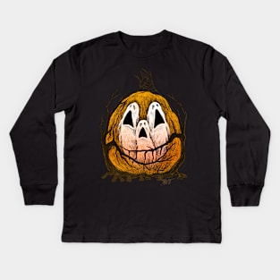 Halloween Spirits Kids Long Sleeve T-Shirt